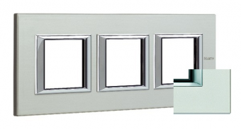 Axolute Рамка прямоугольная горизонтальная 3x2м, цвет серебро