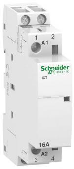 Модульный контактор iCT Acti 9 Schneider Electric 16A 2НО 230/240В АС 50ГЦ