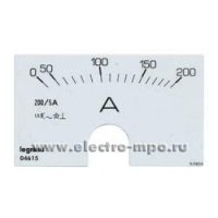 Измерительная шкала 0-300А