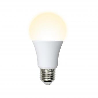 Лампа светодиодная Volpe серии Optima LED 8W, цоколь Е27, матовая, теплого свечения (3000K), диммируемая