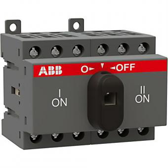 Реверсивный трехполюсный выключатель нагрузки ABB OT16F3С на 16А с ручкой управления