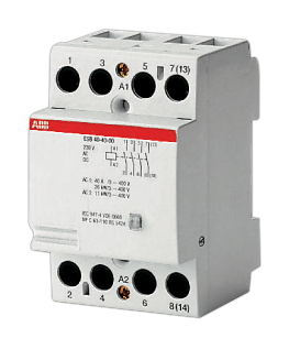 Модульный контактор ESB-40-40 (40А AC1) катушка 48B AC/DC