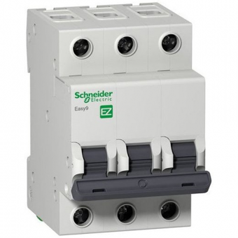 Автоматический трехполюсный выключатель Schneider Electric Easy9 B20 4,5кА