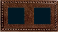 Рамка на 2 поста, SEVILLA, цвет rustic cooper
