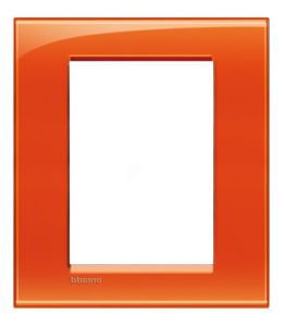 LivingLight Рамка прямоугольная, 3+3 модуля, цвет Оранжевый