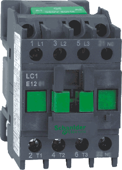 Пускатель магнитный EasyPact TVS Schneider Electric 3Р 12А AC3 катушка 220В 50ГЦ 1НЗ (контактор)