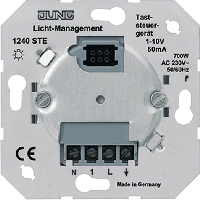 JUNG Мех Светорегулятор нажимной для электронных ПРА (1-10 В) (1240STE)
