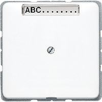 JUNG CD 500/CD plusБел Вывод кабеля с полем для надписи (CD590NAAWW)