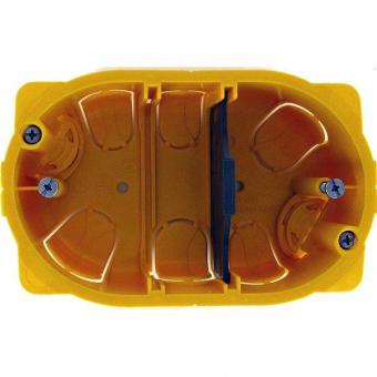 Монтажная коробка для сухих перегородок Legrand Batibox на 3 модуля (3/4 поста) [глубина - 40 мм]