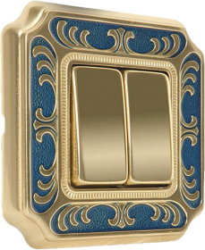 Siena Smalto Italiano Рамка 1-ная, Blue Sapphire