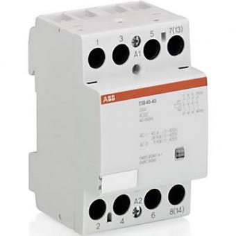 Модульный контактор ABB ESB 40-40 на 40 Ампер (4 нормально-открытых контакта) 220В