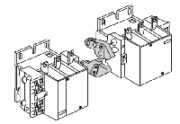 БЛОКИРОВКА КОНТАКТОРА F225(4),F185(4) ГОРИЗОНТАЛЬНОЙ УСТАНОВКИ