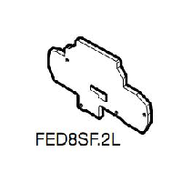 Изолятор FED8SF.2L Торц. для D2,5/8.SF..