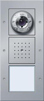 Плоская наружная дверная станция с видеокамерой 1-канальная