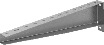 КНПЛУ-500 OSTEC Кронштейн настенный усиленный для проволочного лотка 500мм