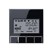 JUNG А 500 ЧерныйНакладка жалюзийного выключателя УНИВЕРСАЛ с таймером(мех.220ME,230ME,232ME) (A523