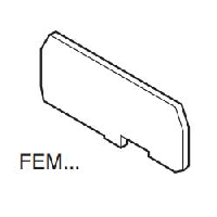 Изолятор FEMSTA Торц. для M6/8.STA серый