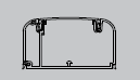 DKC In-Liner Front Короб 90х50мм (короб+боковая крышка) (9500)