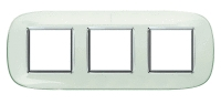 Axolute декоративные накладки в форме эллипса, прозрачные, цвет белая карамель, на 2+2+2 модуля