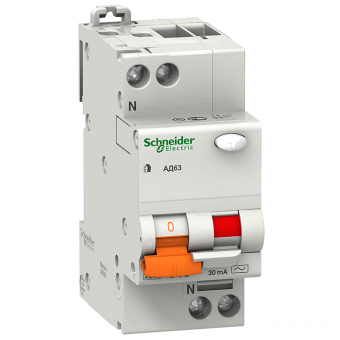 Автоматический выключатель дифференциального тока Schneider Electric АД63 C40 AC30