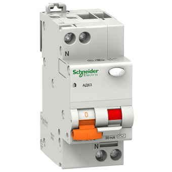 Автоматический выключатель дифференциального тока Schneider Electric АД63 C40 AC300