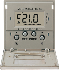 JUNG LS 990 EdelstahlДисплей термостата с таймером(мех. UT238E) (ESUT238D)
