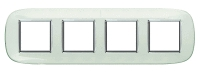 Axolute декоративные накладки в форме эллипса, прозрачные, цвет белая карамель, на 2+2+2+2 модуля