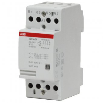 Модульный контактор ESB-24-13 (24А AC1) катушка 110B AC/DC