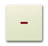Клавиша для механизма 1-клавишного выключателя/переключателя/кнопки с красной линзой, серия solo/fut