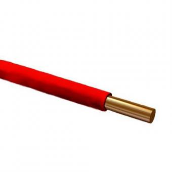Провод установочный силовой ПВ1 (ПуВ) 1х35 красный однопроволочный
