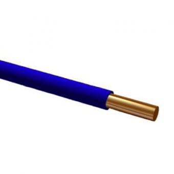 Провод установочный силовой ПВ1 (ПуВ) 1х35 синий однопроволочный