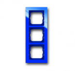 Рамка 3-постовая, серия axcent, цвет синий