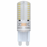 Лампа светодиодная Volpe серии Simple LED JCD, 220V, 2.5W, цоколь G9, с силиконовым покрытием, теплый белый (3000К), прозрачная