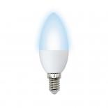 Лампа светодиодная Volpe серии Optima LED 6W, цоколь Е14, матовая, нейтрального свечения (4500K)
