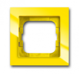 Рамка 1-постовая, серия axcent, цвет жёлтый