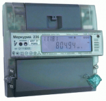 Счетчик электроэнергии прямого включения Меркурий 236 ART-01 PQRS 5(60)А трехфазный (380В) многотарифный, на DIN-рейку, RS-485