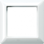 Рамка 1-кратная для вертикальной и горизонтальной установки; белая