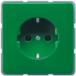 JUNG CD 500/CD plusЗеленый Розетка с/з безвинт зажим (CD520GN)