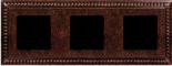 Рамка на 3 поста, SEVILLA, цвет rustic cooper