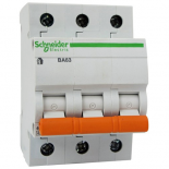 Автоматический трехполюсный выключатель Schneider Electric BA63 