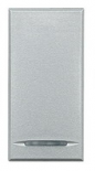Axolute Кнопка 1Р (NO) 16 А 250 В~ цвет алюминий