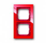 Рамка 2-постовая, серия axcent, цвет красный