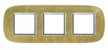 Axolute декоративные накладки в форме эллипса, кожа, цвет кожа песок, на 2+2+2 модуля