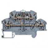Клемма 4х5 2 яруса, с диодом