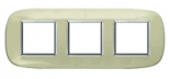 Axolute декоративные накладки в форме эллипса, прозрачные, цвет бежевая карамель, на 2+2+2 модуля