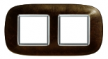 Axolute декоративные накладки в форме эллипса, кожа, цвет Кожа Кофе, на 2+2 модуля