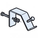 Опора д./монтажа рейки под углом