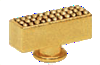 FEDE Crystal DeLuxe Золото Поворотная ручка (FD02313OR)