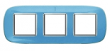 Axolute декоративные накладки в форме эллипса, прозрачные, цвет голубая карамель, на 2+2+2 модуля