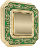 Firenze Smalto Italiano Рамка 1-ная, Emerald Green